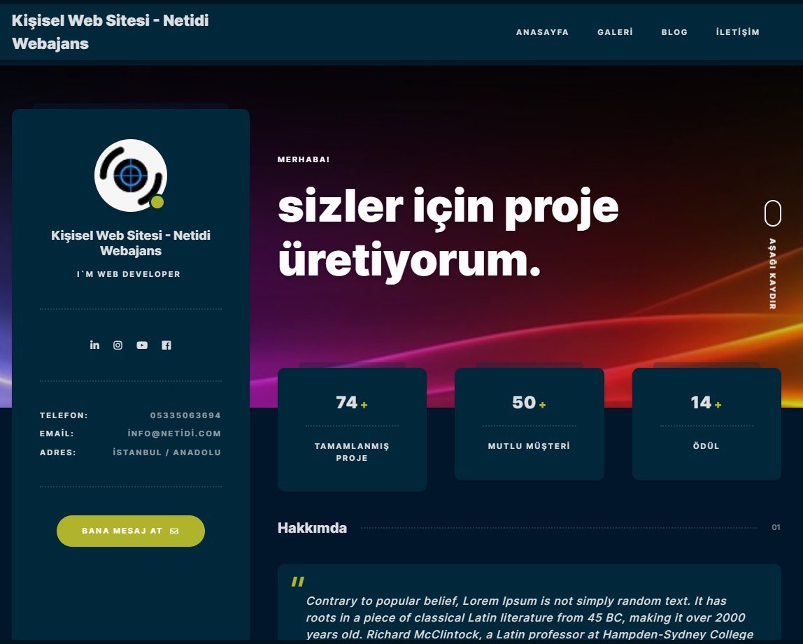 Kişisel Web Sitesi V2